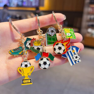 2026 Custom Soccer Keychains & Opener Football Metal Key Chain Key Chains Wholesale Customize for Football World Championships