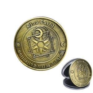 38mm antique brass souvenir coins producer Europe Tarot collectibles metal antique old coins for sale