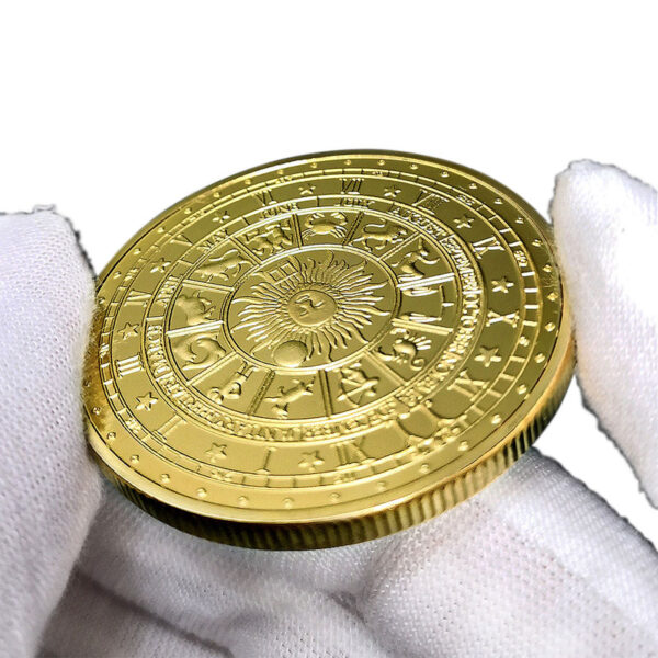38mm antique brass souvenir coins producer Europe Tarot collectibles metal antique old coins for sale-5