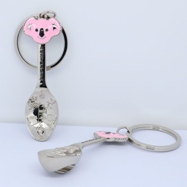 Australia enamel koala souvenir keychain beer keyring bottle opener-3