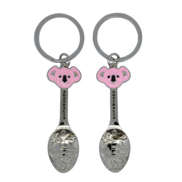 Australia enamel koala souvenir keychain beer keyring bottle opener
