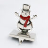 Christmas Snowman Stocking Holder Decoration 3D Reindeer Metal Zinc Alloy Stocking Holder-1