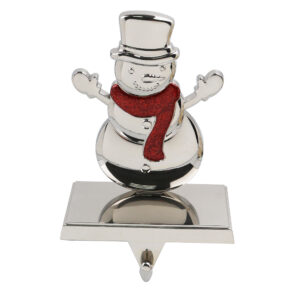 Christmas Snowman Stocking Holder Decoration 3D Reindeer Metal Zinc Alloy Stocking Holder