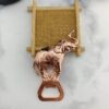Custom Cast Zinc Alloy Bottle Jar Opener Engraved 3d Elephant Shaped oem Beer Bottle Opener-4