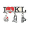 Custom City Malaysia 3D Souvenir Fridge Magnet Metal Tourist Souvenir Zinc Alloy Fridge Magnets