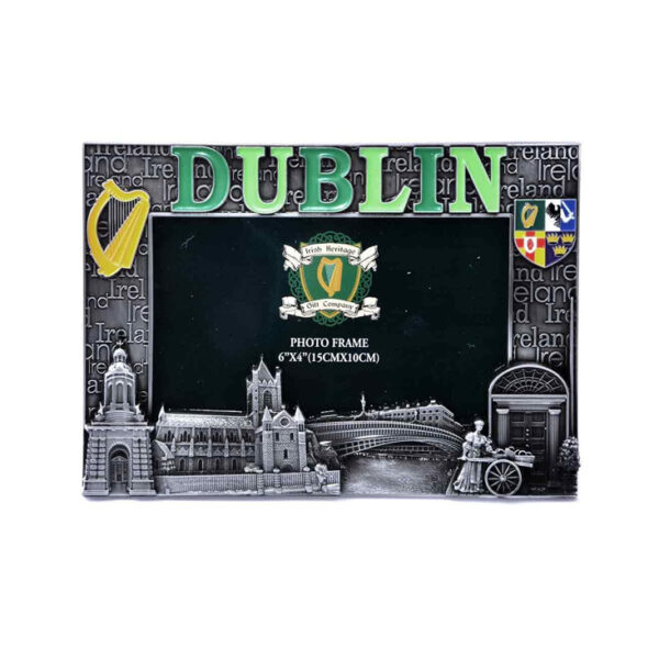 Custom Ireland Dublin Tourist Souvenir Picture Frame Rectangle Metal Photo Frame