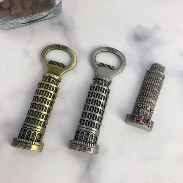 Custom Mini Fridge Magnet Leaning Tower of Pisa Italy Souvenir Tourist Gift Metal Magnet Fridge-2