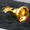 Custom gold plating Dubai tourist souvenir metal dinner bell-1