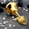 Custom gold plating Dubai tourist souvenir metal dinner bell-3