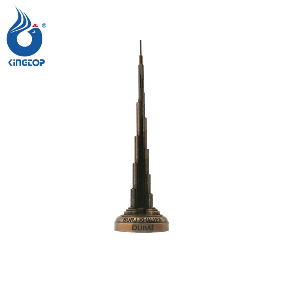 Customized 3D Burj Khalifa Model Decoration Metal Souvenir Miniature Building Model-2
