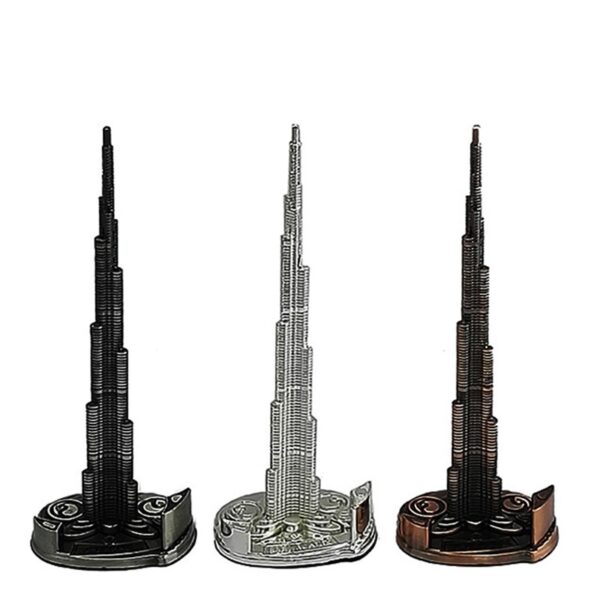 Directly-Supplier-Customized-3D-Building-Plated-Antique-Copper-Dubai-Souvenir-Metal-Burj-Khalifa-Tower-3D-Model-Building-5