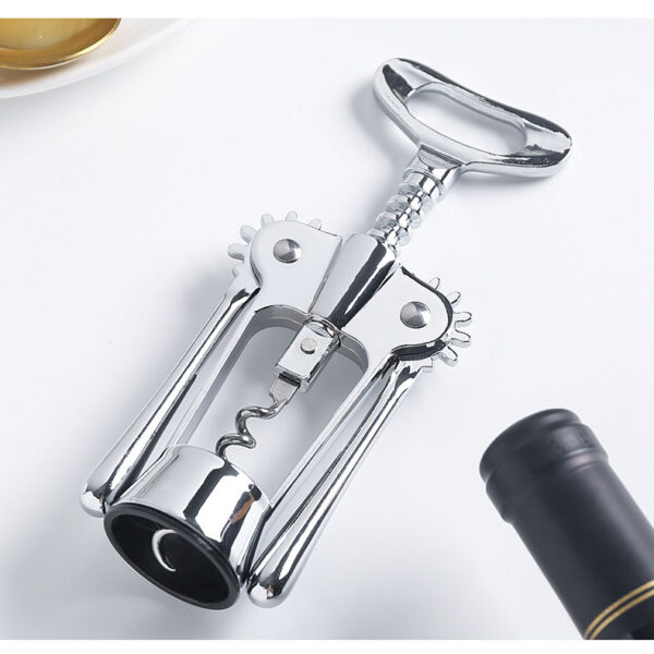 Electric Wine Corkscrew Openers Hot Sell Zinc Alloy Best Sellers Silver Red Wine Newest Custom Packing Acceptable Die-casting-4