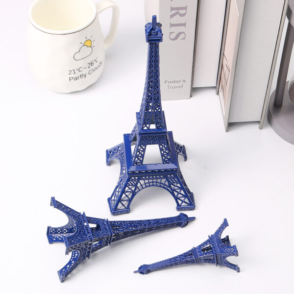 Kingtop Custom 3D Eiffel Tower Metal Model France Paris Souvenirs Mini Metal Craft Home Decro-1