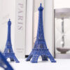 Kingtop Custom 3D Eiffel Tower Metal Model France Paris Souvenirs Mini Metal Craft Home Decro