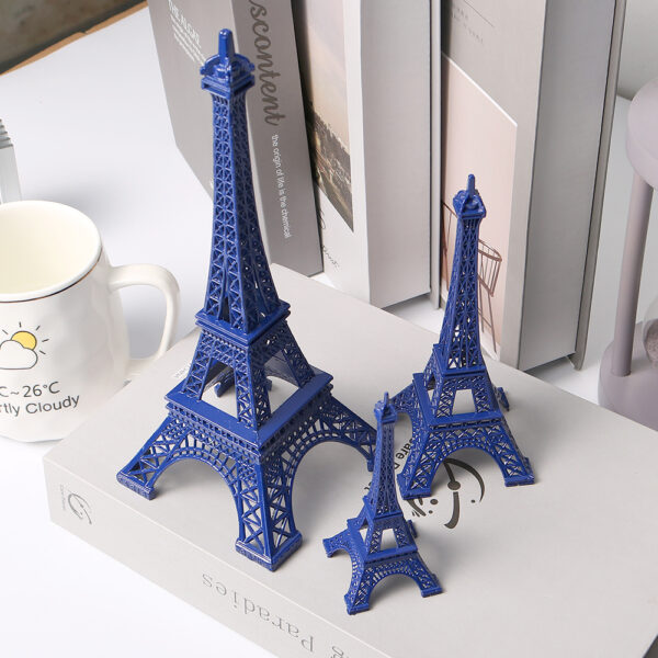 Kingtop Custom 3D Eiffel Tower Metal Model France Paris Souvenirs Mini Metal Craft Home Decro-2