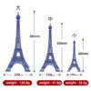 Kingtop Custom 3D Eiffel Tower Metal Model France Paris Souvenirs Mini Metal Craft Home Decro-5