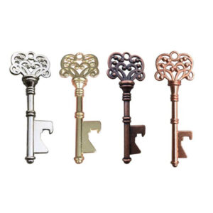 Kingtop Manufacturer wedding key bottle opener for giveaways, all emergency door matte key bottle opener wedding favor for gift