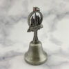 Manufactory Wholesale Custom Dubai Souvenir skyscrapers Handheld Dinner Bell Metal Table Call Dinner Bell-2