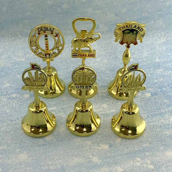 School, Church, Classroom, Reception Dinner, Restaurant, Bar, Pet Feeding Multi -Purpose Metal Korean Tourist Souvenir Hand Bell-4
