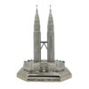 World famous landmark Malaysia Petronas Twin Towers exquisite tourist souvenir 3D miniature building model-5