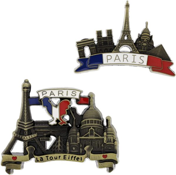 custom cheap 3D France Paris bottle opener fridge magnet tourist souvenir-3