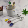 custom logo metal gold antique silver Mexico Dubai tourist souvenir spoon-2