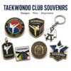 Custom taekwondo zinc alloy metal gifts