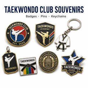 Custom taekwondo zinc alloy metal gifts