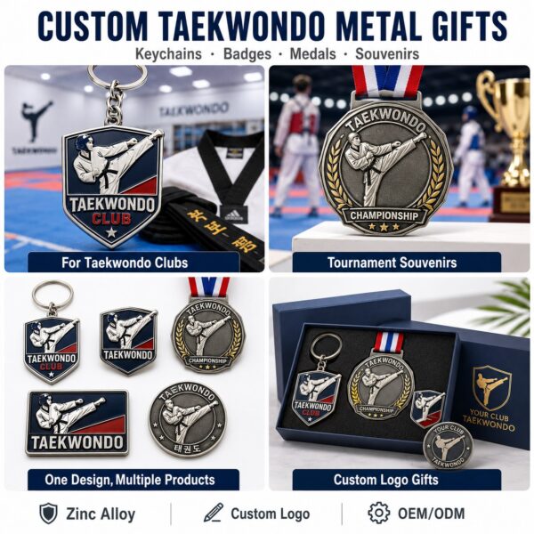 Custom taekwondo gifts for clubs tournaments and events
