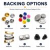 Accessory options for custom taekwondo metal gifts