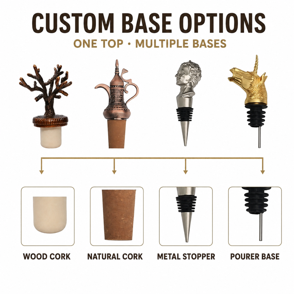custom wine stopper