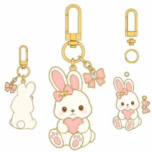 Custom Cute Puppy Enamel Metal Bag Charm