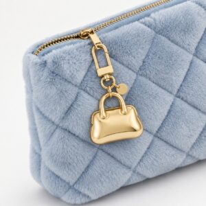 Custom 3D Mini Handbag Metal Bag Charm