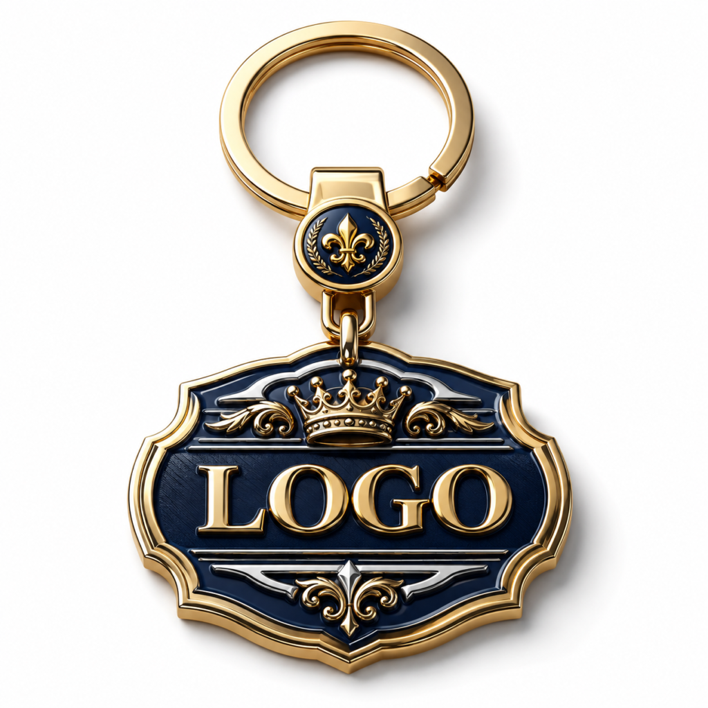 Custom keychains with logo for companies and brands