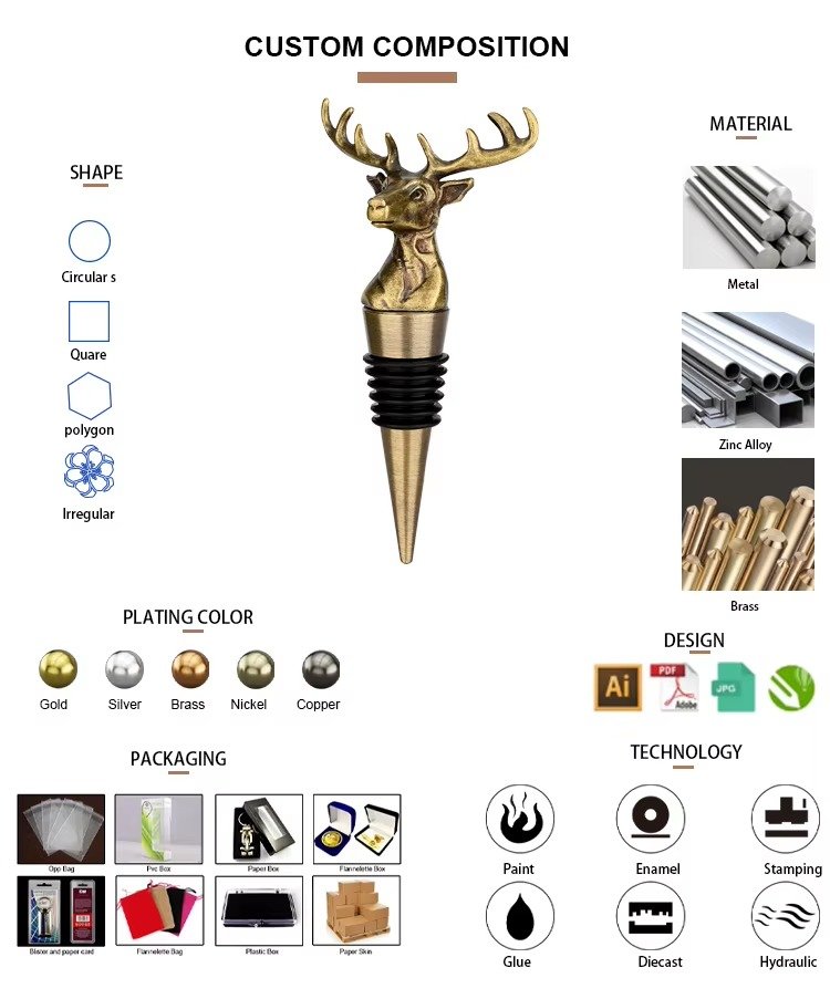 Custom Crown Wine Stoppers