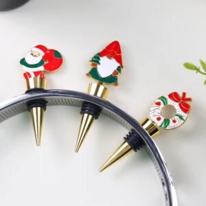 Custom Christmas Wine Stoppers