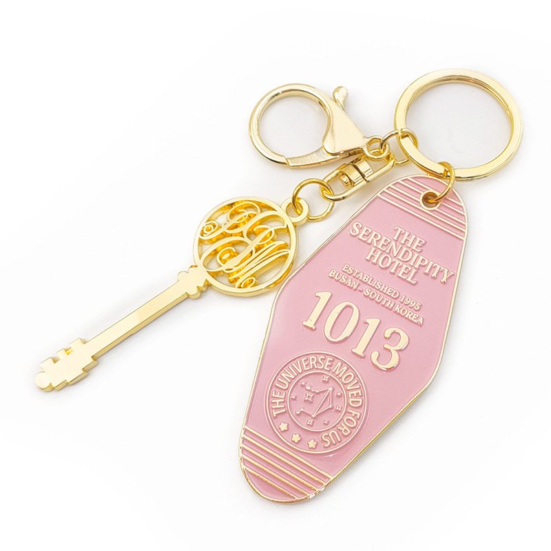 Custom logo bag charms for fashion brands and promotional gifts