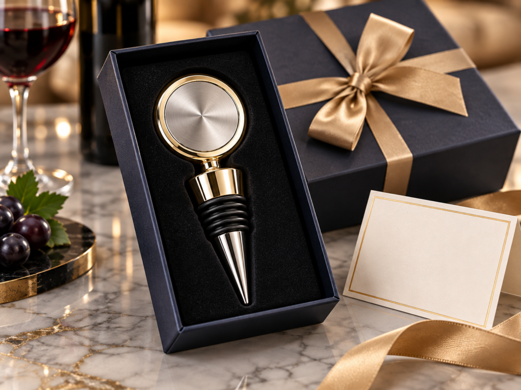 Custom wine stoppers for corporate and promotional gifts