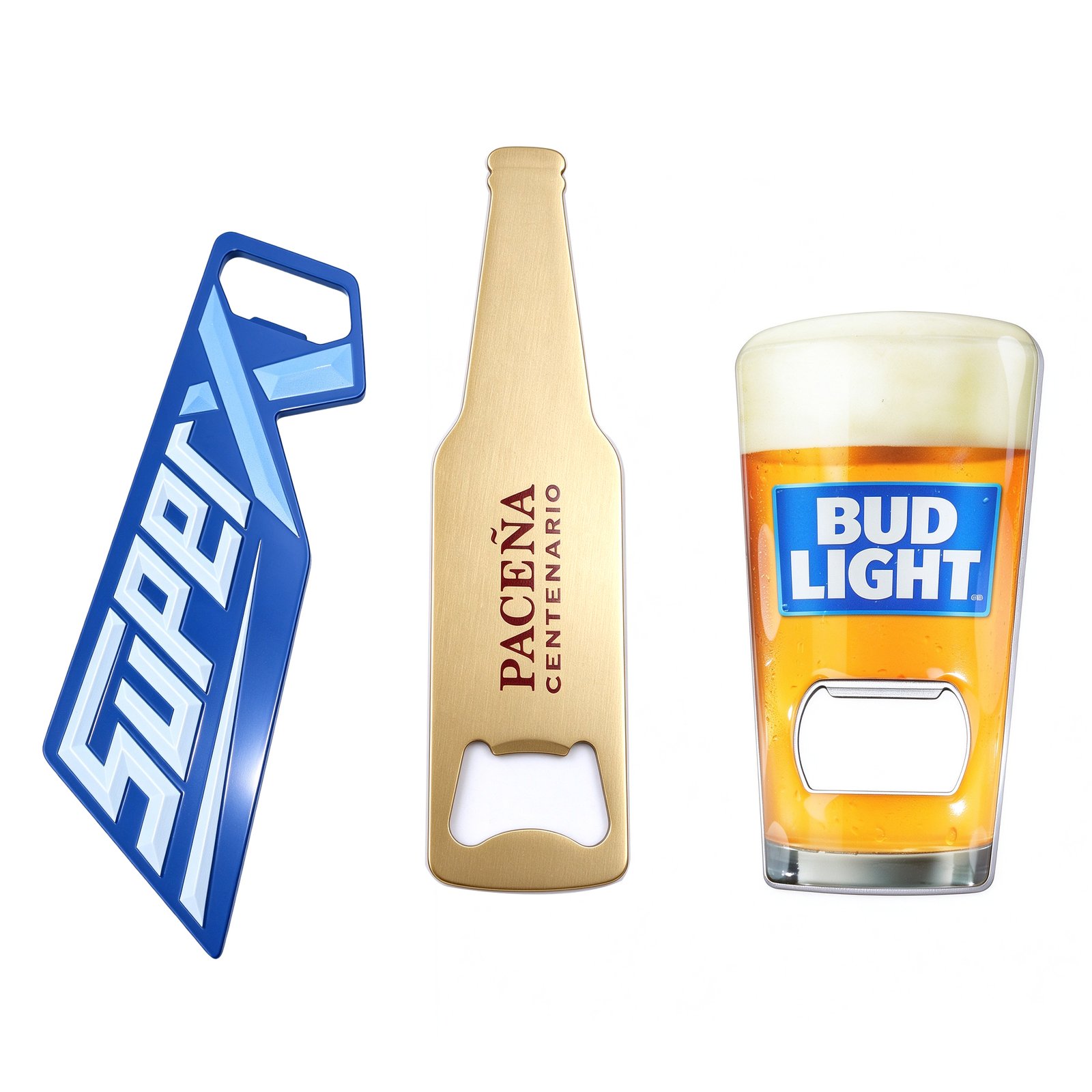 Custom metal bottle openers with logo for promotional gifts