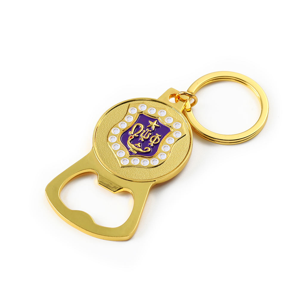 Custom keychain bottle openers with logo for promotional gifts