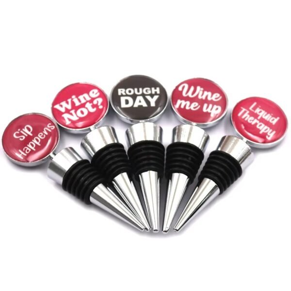 Custom fan shaped badge collection with printed round label designs