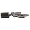 Bronze leaf shaped wine stopper components with silicone sealing ring