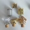Assorted metal wine stoppers in silver gold and copper finish options