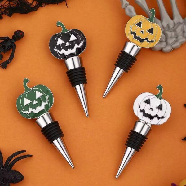 Custom funny wine stoppers with playful character toppers
