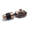Copper plated dinosaur bottle stopper assembled with silicone seal