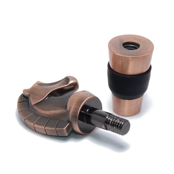 Zinc alloy dinosaur bottle stopper parts separated for production detail
