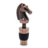Copper plated dinosaur head wine stopper with engraved scales
