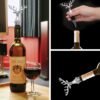 Wine stopper size comparison chart showing 14 cm 20 cm and 2.8 cm dimensions