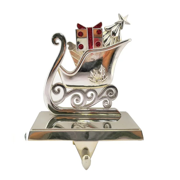 wholesale custom high quality metal stocking holder christmas decoration Christmas stocking holder