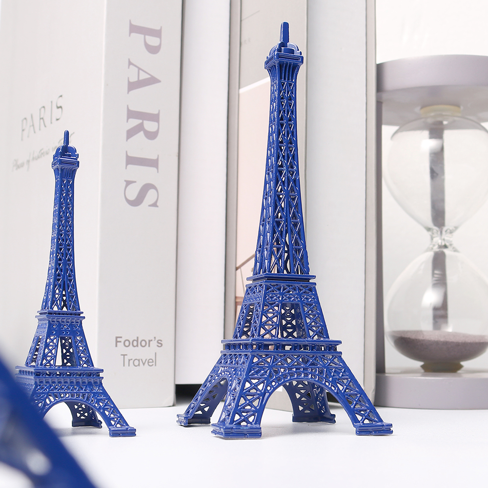 Kingtop Custom 3D Eiffel Tower Metal Model France Paris Souvenirs Mini Metal Craft Home Decro
